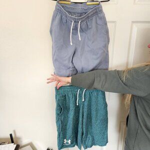 (2) UNDER ARMOUR Rival Terry Shorts, MD